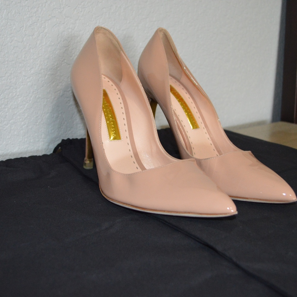 Rupert Sanderson Mallory Nude Pumps Gem